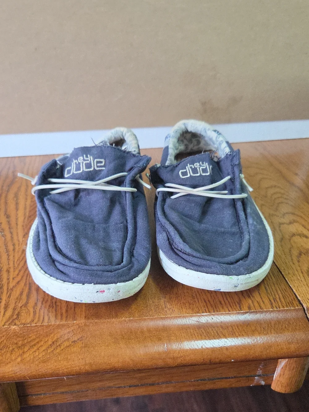 Hey Dude Kids Gray Slip-On Sneakers
